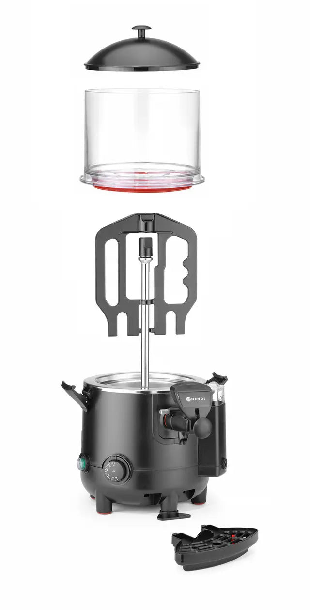 Display da banco riscaldato, HENDI, Singola, Nero, 220-240V/800W, 554x376x(H)311mm (Copia)