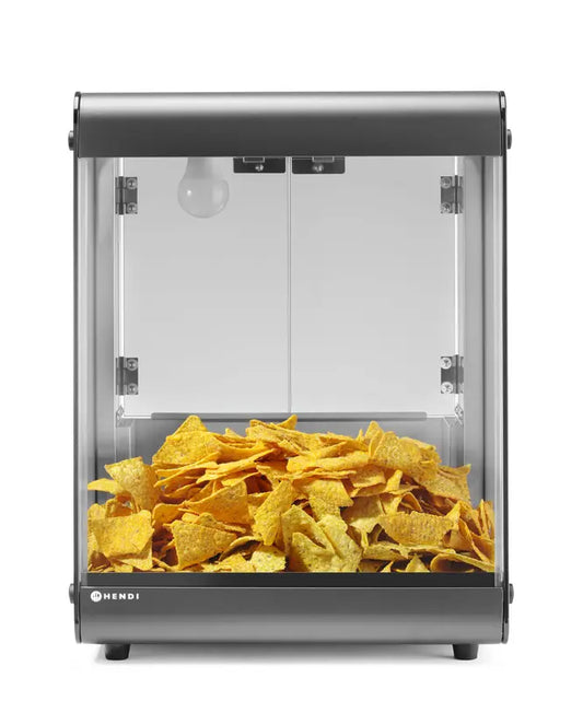 Riscaldatore Nachos, HENDI, Nero, 220-240V/500W, 400x344x(H)525mm