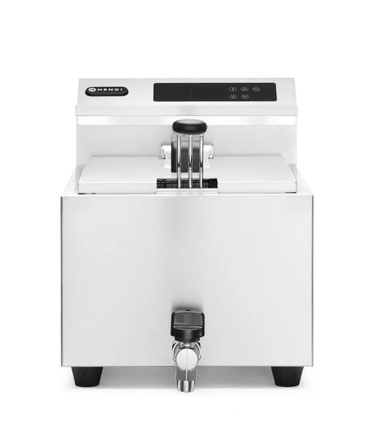 FRIGGITRICE PROFI LINE DIGITALE CON RUBINETTO DI SCARICO -8 L