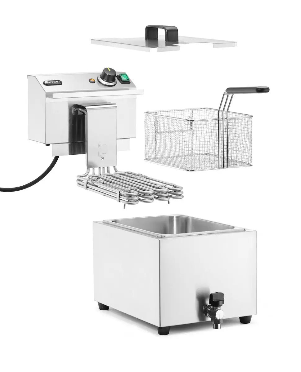 FRIGGITRICE PROFI LINE CON RUBINETTO DI SCARICO - 10L, 400 V