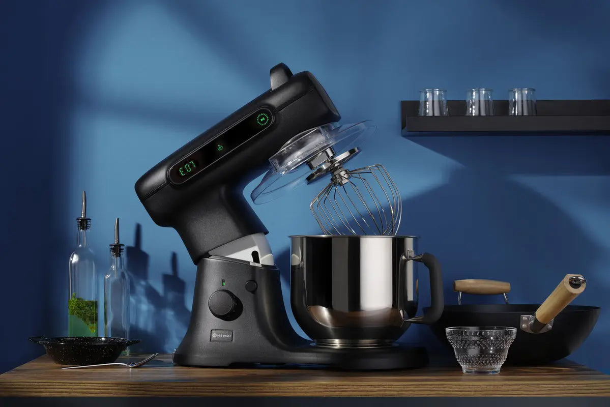 Miscelatore planetario Blackbolt PRO, HENDI, 7L, Nero, 220-240V/800W, 470x263x(H)413mm