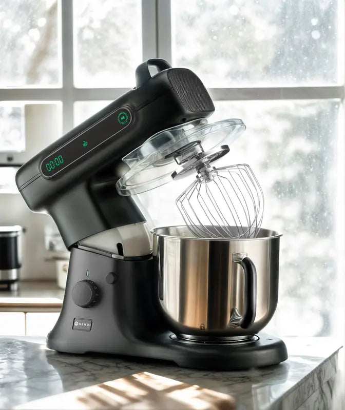 Miscelatore planetario Blackbolt PRO, HENDI, 7L, Nero, 220-240V/800W, 470x263x(H)413mm