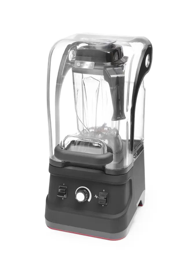 Blender per bar con custodia anti rumore., HENDI, 2,5L, Nero, 220-240V/1680W, 250x300x(H)540mm