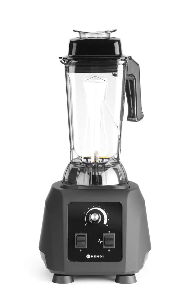 Blender per bar con custodia anti rumore., HENDI, 2,5L, Nero, 220-240V/1680W, 250x300x(H)540mm