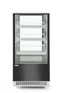 VETRINA REFRIGERATA CON 3 PIANI INCLINATI