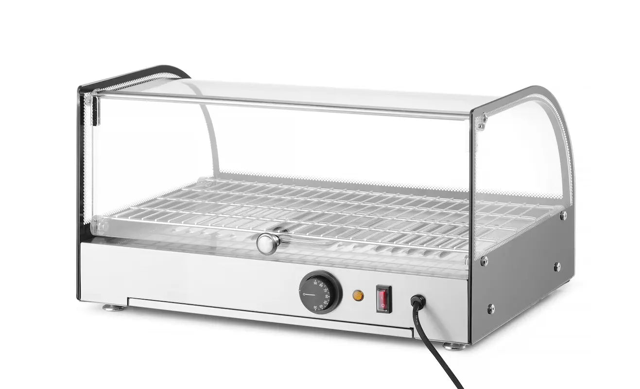 Display da banco riscaldato, HENDI, Singola, Nero, 220-240V/800W, 554x376x(H)311mm