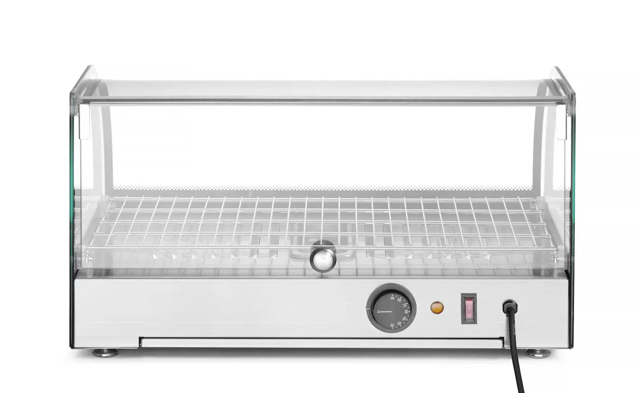 Display da banco riscaldato, HENDI, Singola, Nero, 220-240V/800W, 554x376x(H)311mm