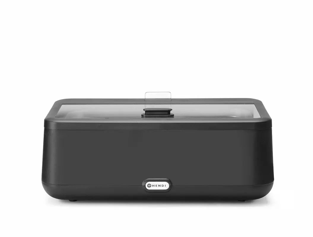 Chafing dish UNIQ, HENDI, designed by Robert Bronwasser, Nero, 220- 240V/700W, 607x402x(H)245mm