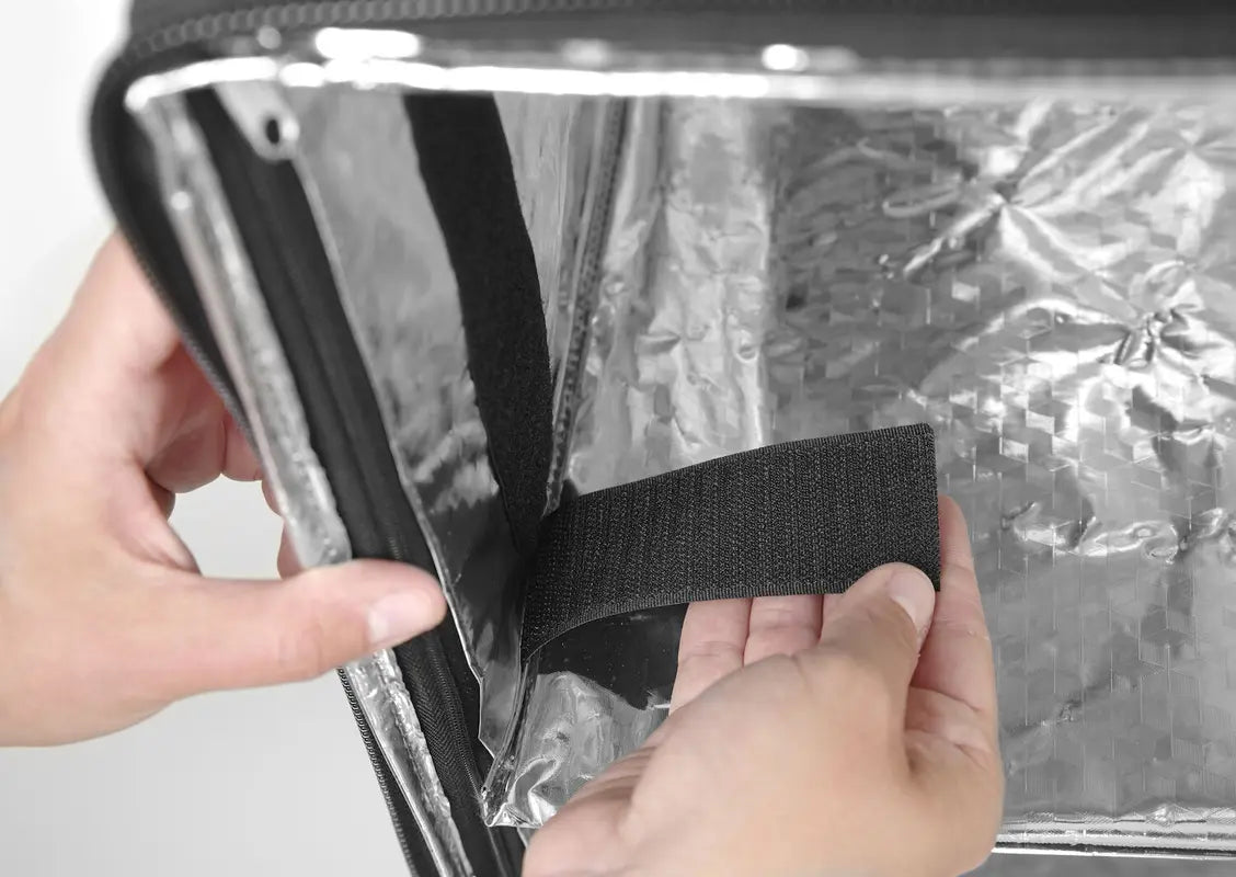 Zaino per la consegna di alimenti isolato, HENDI, 75,2L, Nero, 410x410x(H)480mm