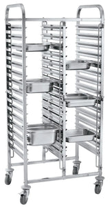 CARRELLO PORTATEGLIE DOPPIO - 30 X GN 1/1