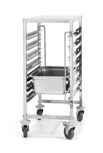 CARRELLO PORTATEGLIE - SGOMBERO 7 X GN 1/1 , 15 X GN 1/1, 15X 600X400