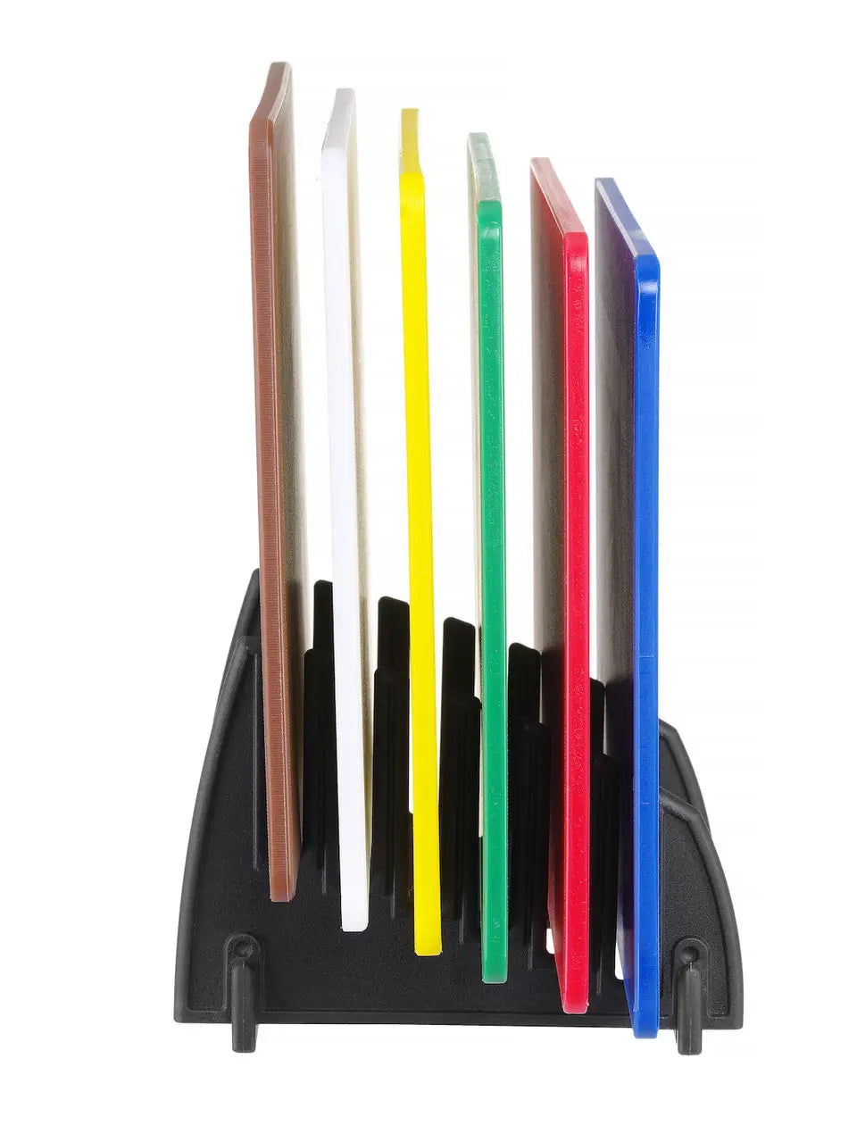 SET TAGLIERI PROFESSIONALI CON RACK - 6 PEZZI CODIFICATI PER HACCP