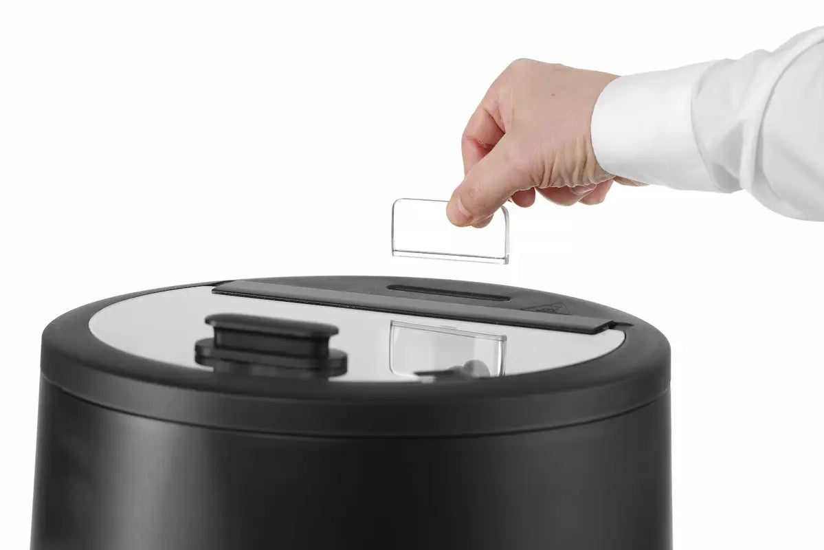 Bollitore per zuppa UNIQ, HENDI, designed by Robert Bronwasser, 8L, Nero, 220- 240V/500W, Ø365x(H)325